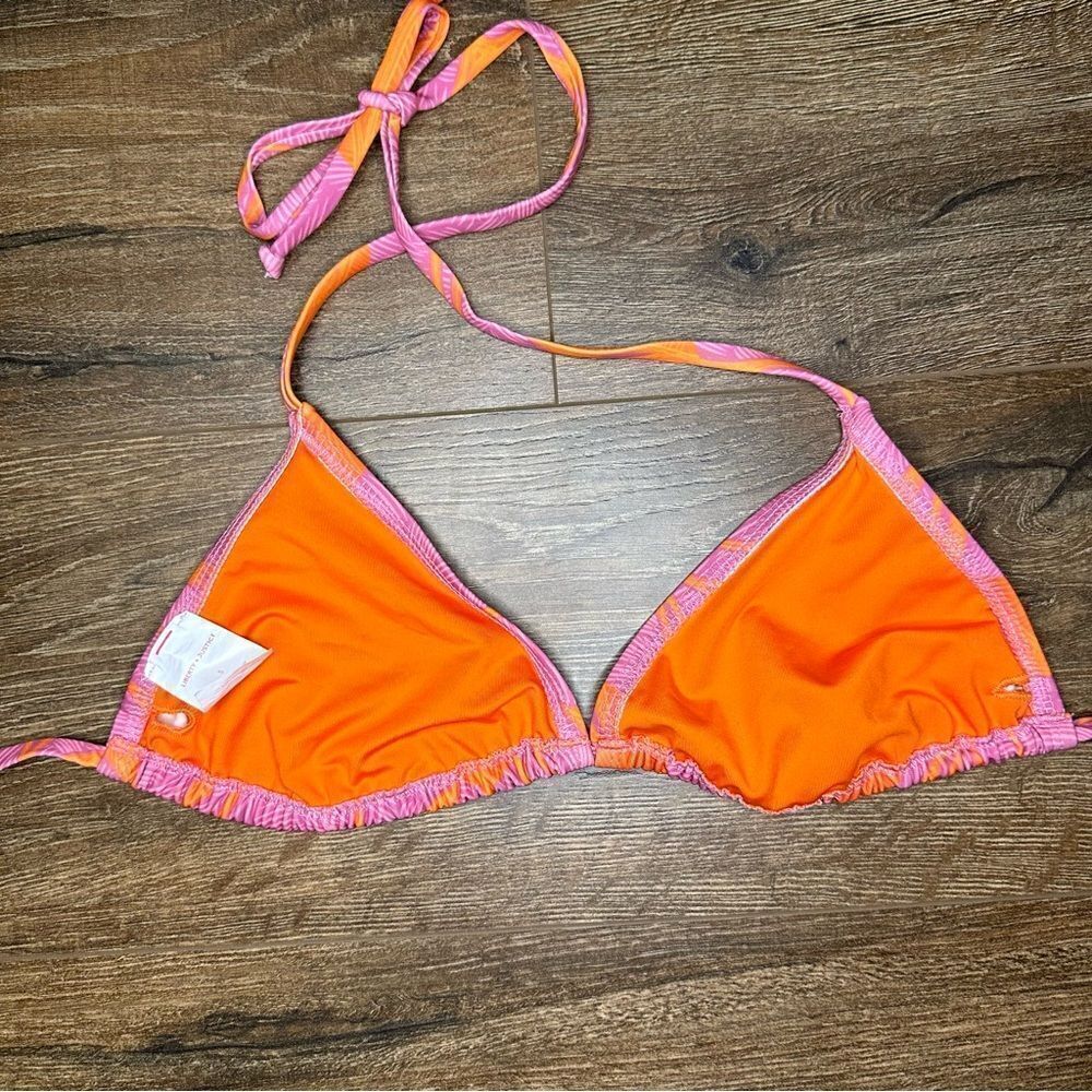 NWOT Liberty & Justice The Miata Bikini Top and Bottom in Grotto Pink Sz S - Picture 13 of 16